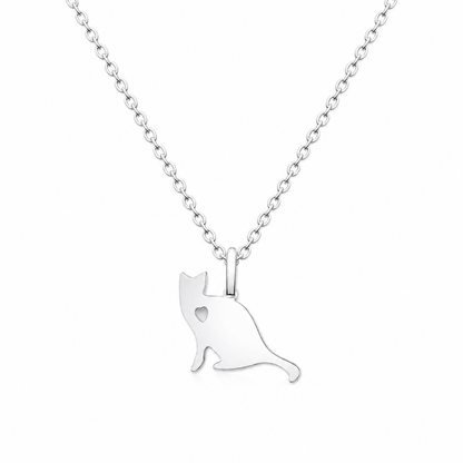Cat's Love Necklace - The Pet Drop