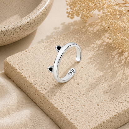 Cat Ears Ring (Black Ears) - The Pet Drop