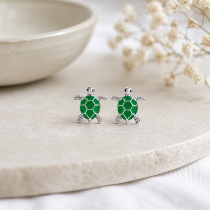 Terrific Turtle Earrings