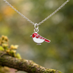 Forever Red Robin Necklace