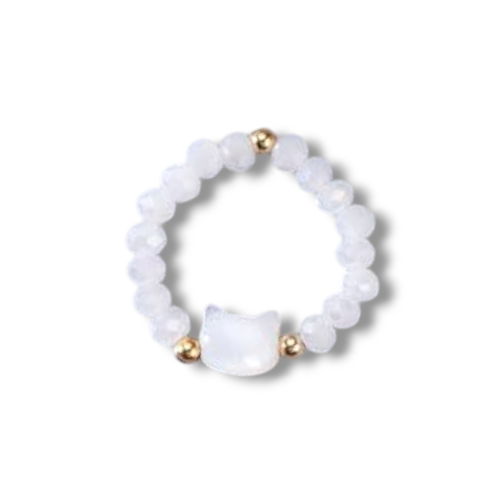 White Cat Ring