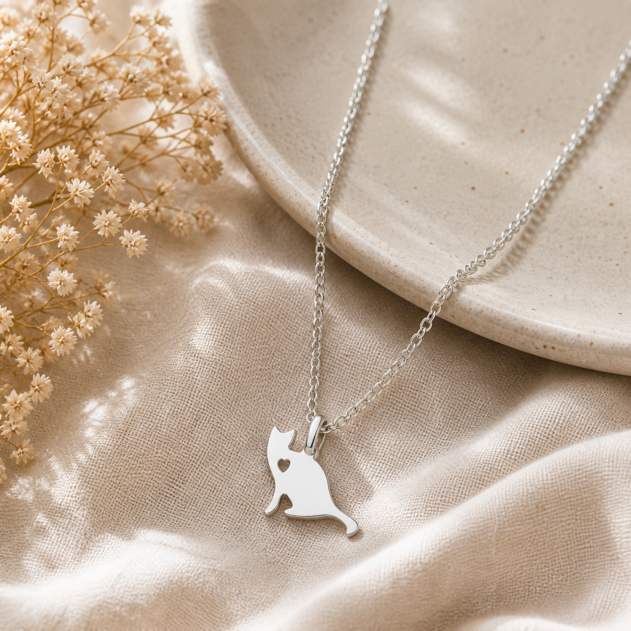 Cat's Love Necklace - The Pet Drop