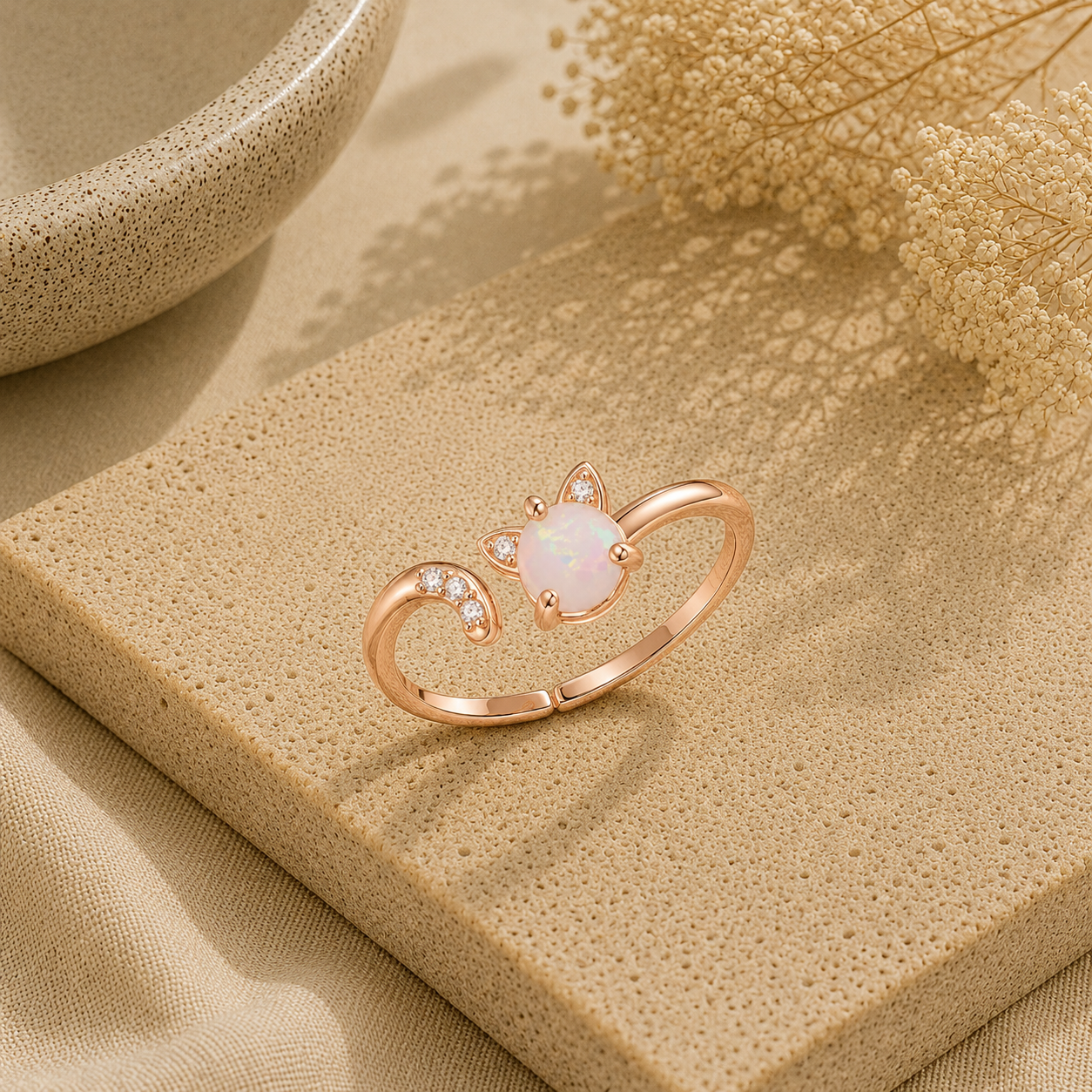 Sweet Kitty Cat Ring - The Pet Drop