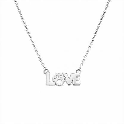 Paws in Love Necklace - The Pet Drop
