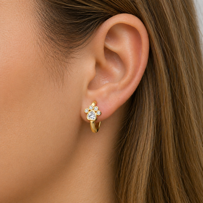 Paws of Joy Earrings (Gold Edition) - The Pet Drop