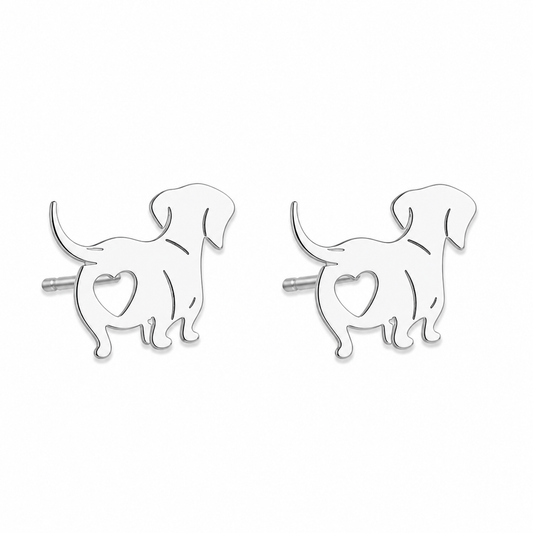 A Dachshund's Love Earrings - The Pet Drop