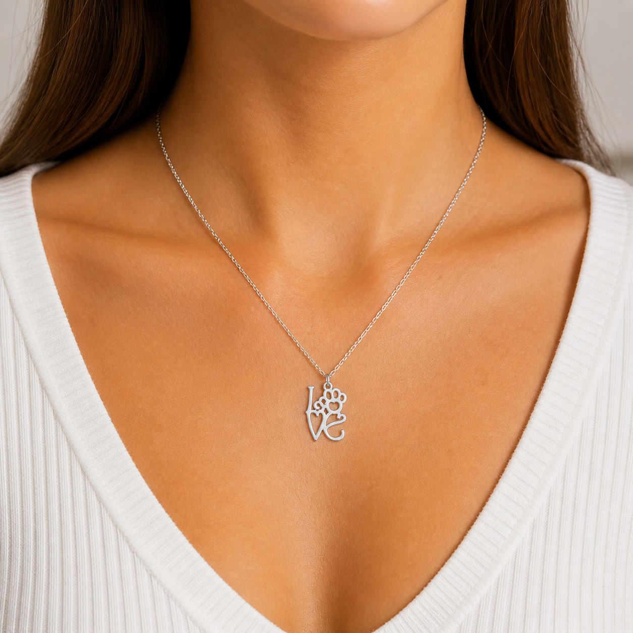Paws for Love Necklace - The Pet Drop