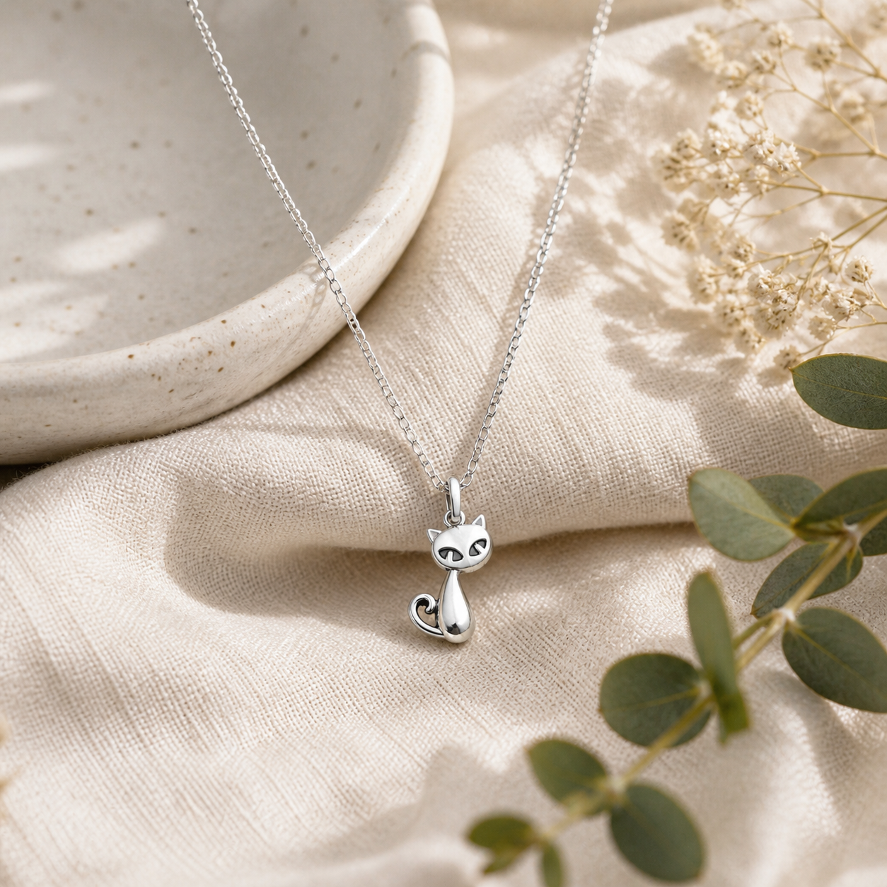 Sassy Cat Necklace - The Pet Drop