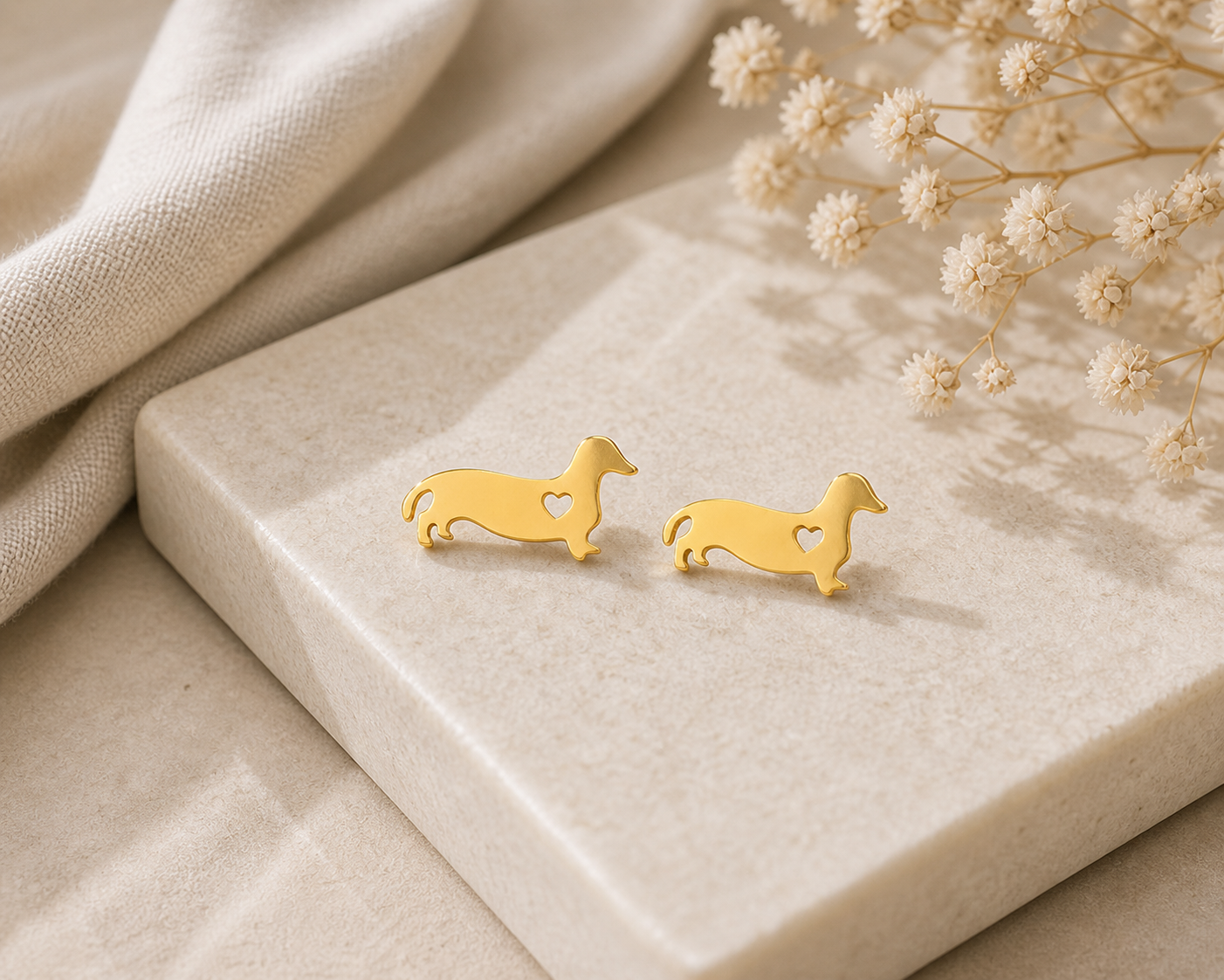 Dachshund's Love Earrings - The Pet Drop