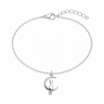 Kitten In The Moon Bracelet - The Pet Drop