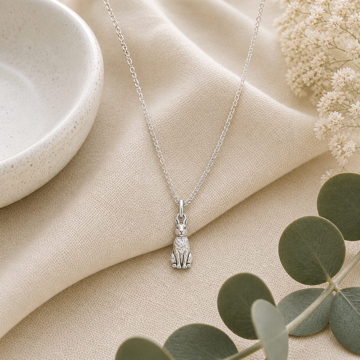 Rabbit Necklace - The Pet Drop