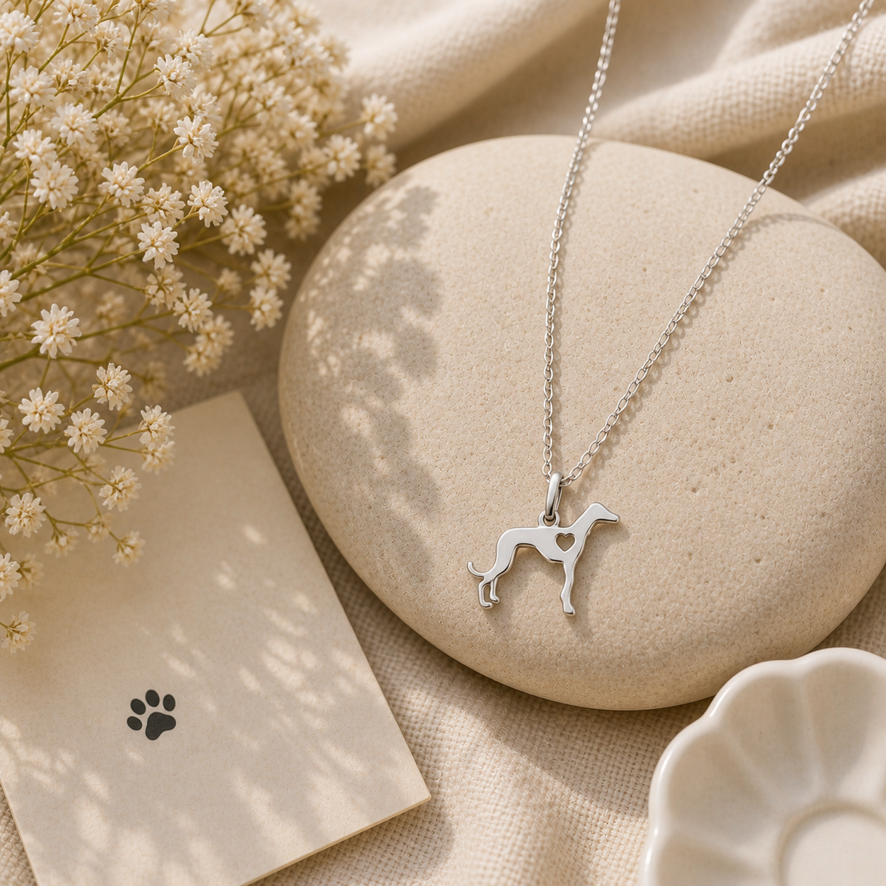 Greyhound's Love Necklace - The Pet Drop