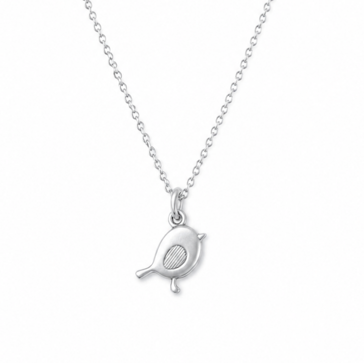 Silver Robin Necklace - The Pet Drop
