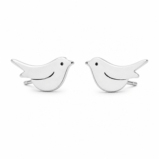 Lovely Robin Stud Earrings - The Pet Drop