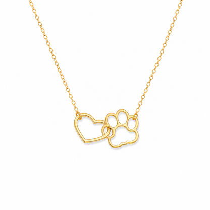 Golden Entwined Necklace - The Pet Drop