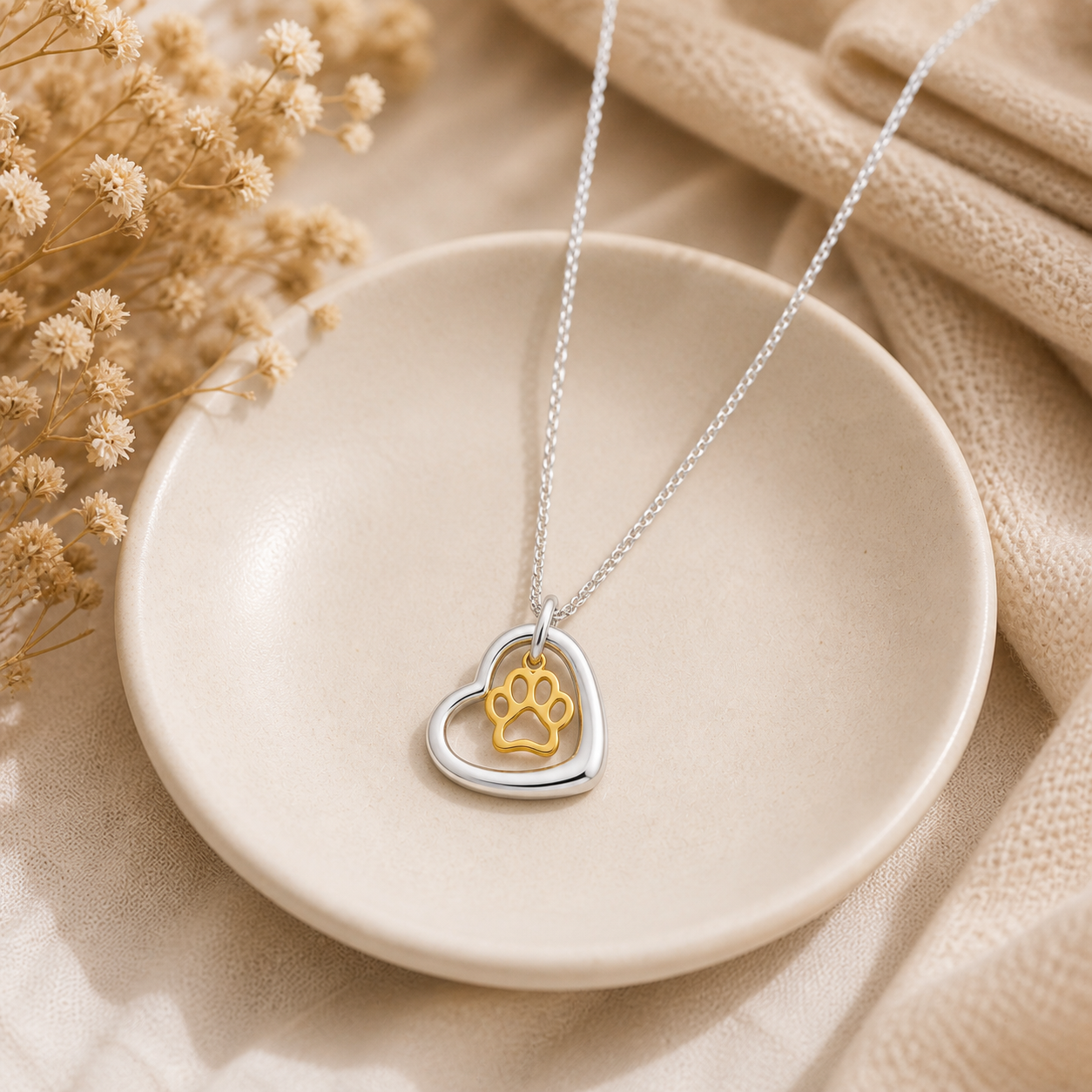 Always in my Heart Necklace - The Pet Drop