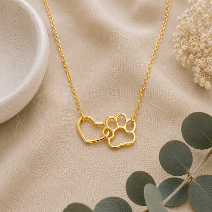 Golden Entwined Necklace - The Pet Drop