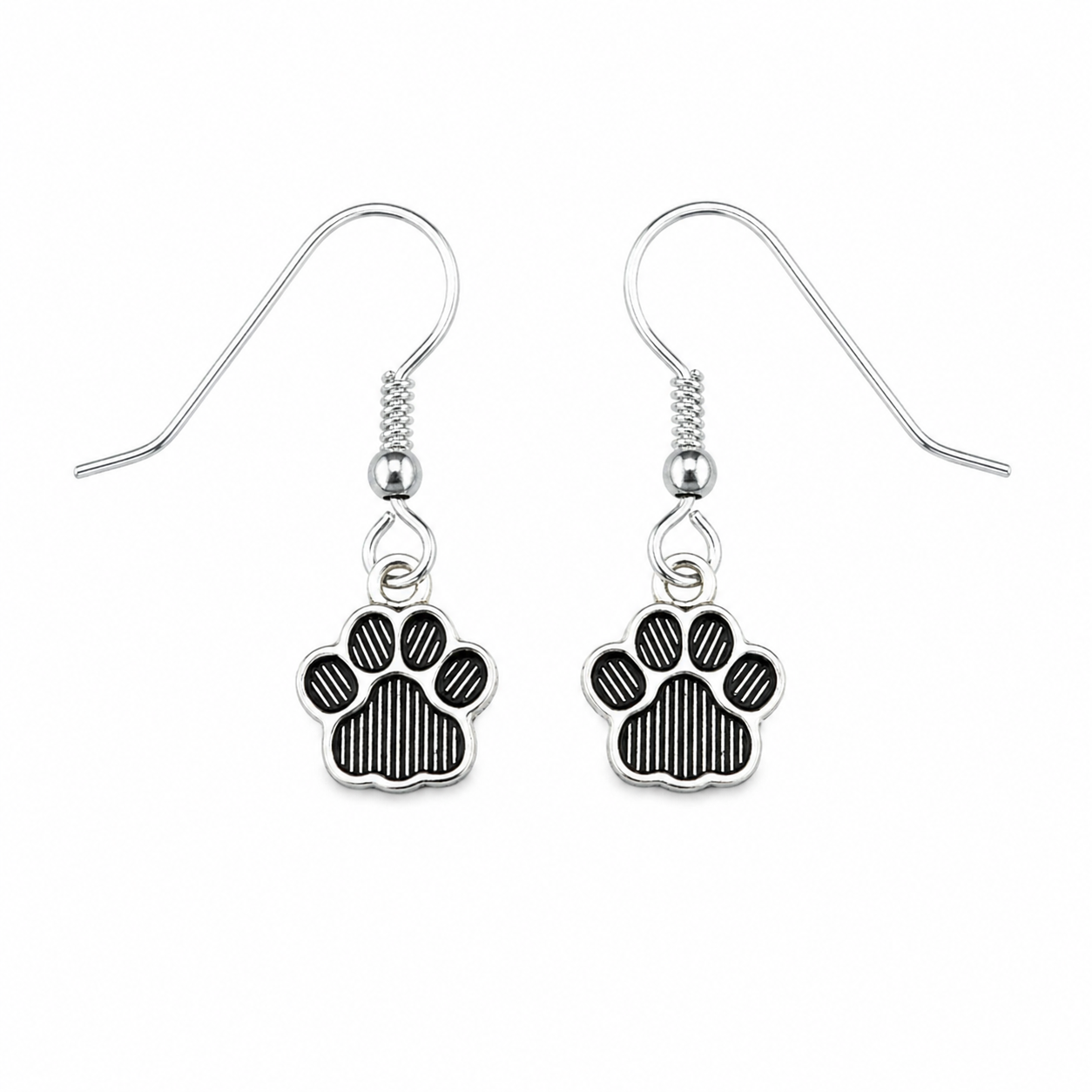 Striped Paws Earrings - The Pet Drop