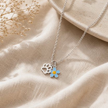 Pawget-Me-Not Necklace - The Pet Drop