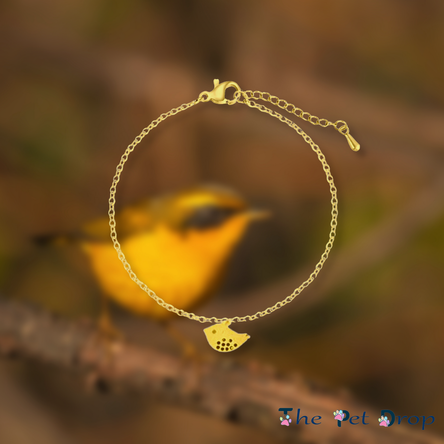 Golden Robin's Song Bracelet - The Pet Drop