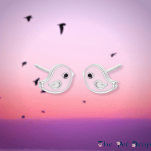 Little Pink Bird Earrings