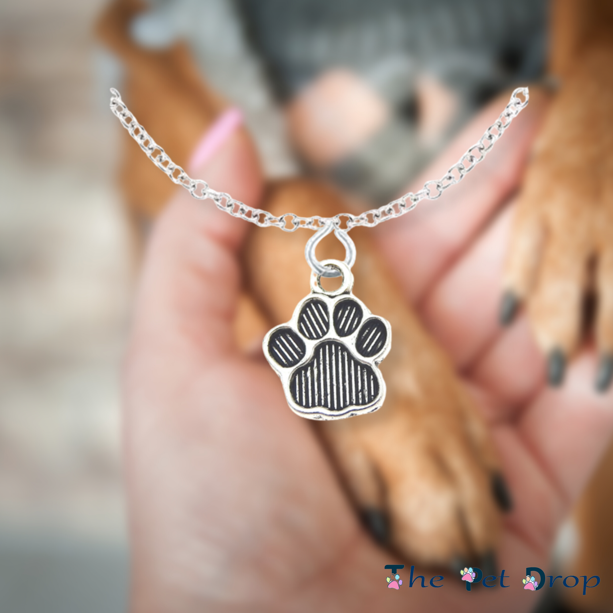 Striped Paws Necklace