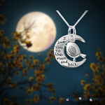 To The Moon Necklace (Robin Edition)