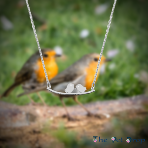 Two Little Robin's Necklace