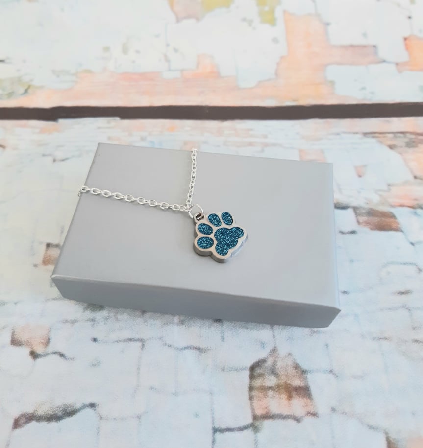 Blue Sparkle Paws Bracelet