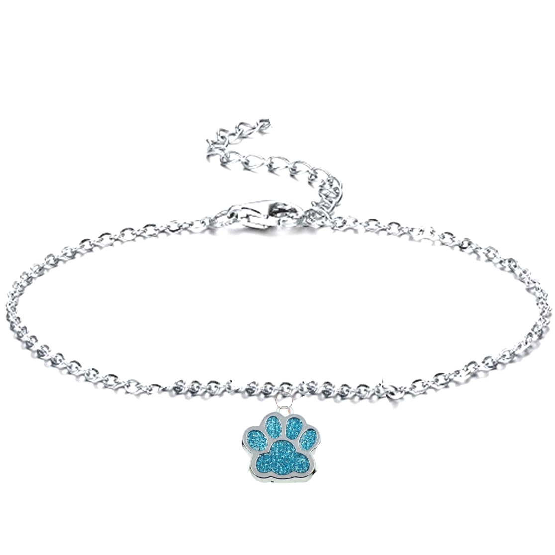 Blue Sparkle Paws Bracelet