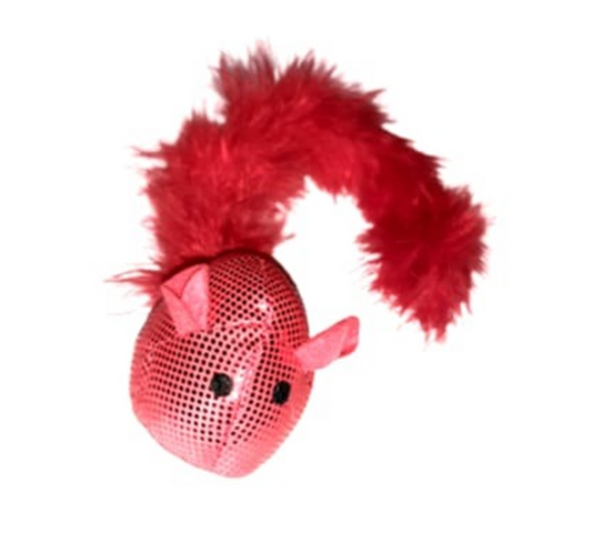 Cat Nip Feather Tail Mouse Toy - The Pet Drop