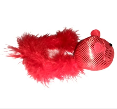 Cat Nip Feather Tail Mouse Toy - The Pet Drop