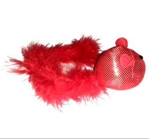 Cat Nip Feather Tail Mouse Toy