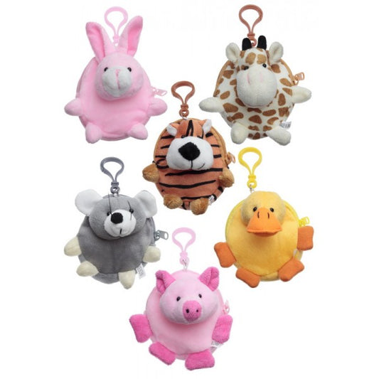 Children's Cuddly Animal Purse (Various Designs) - The Pet Drop