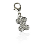 Bone Keyring/Collar Charm (Two Colours)