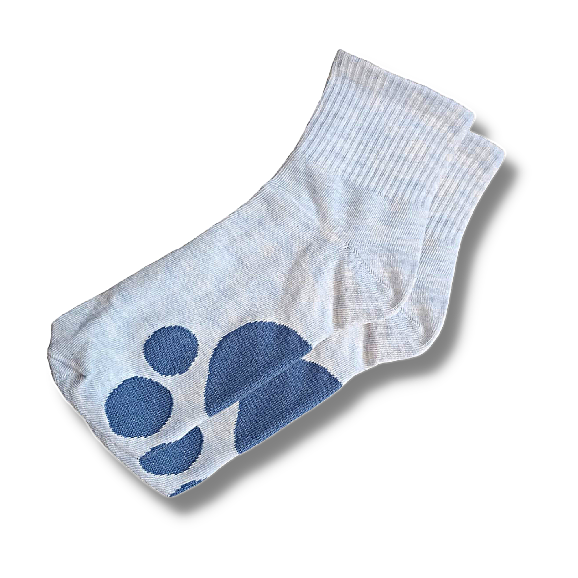 Pretty Paws Blue Ladies Socks (Size 4-7)