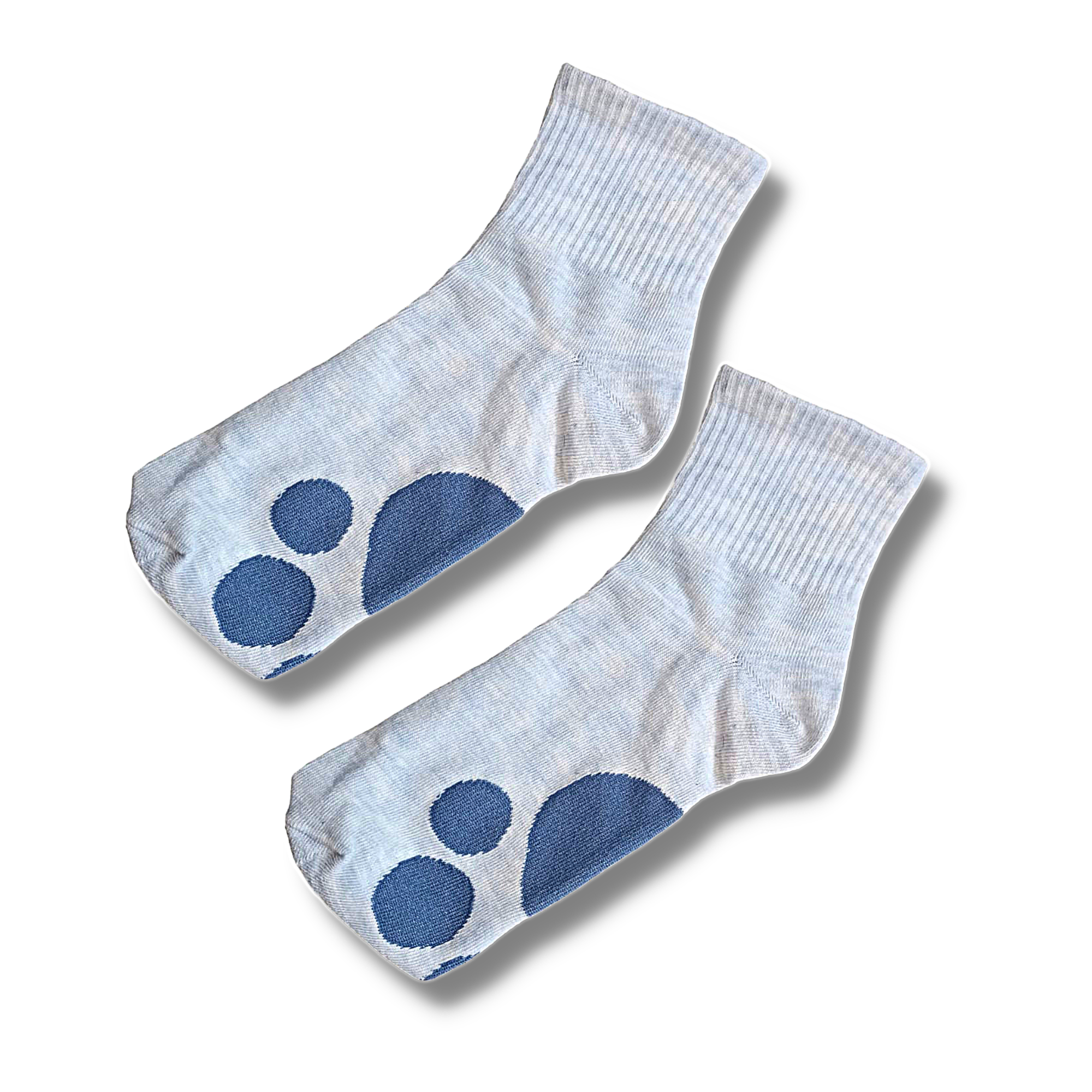 Pretty Paws Blue Ladies Socks (Size 4-7)