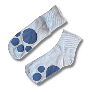 Pretty Paws Blue Ladies Socks (Size 4-7)