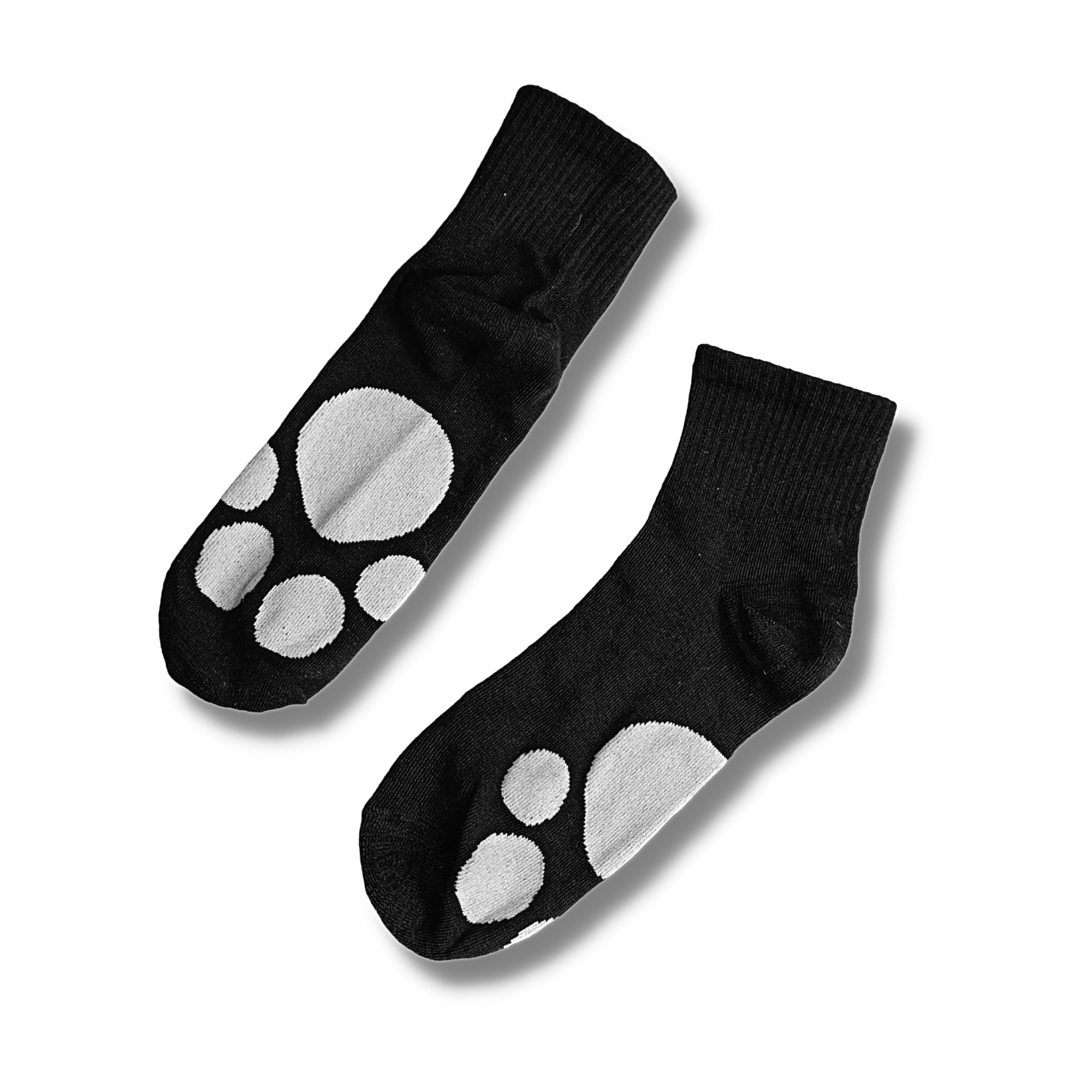 Pretty Paws Black Ladies Socks (Size 4-7)