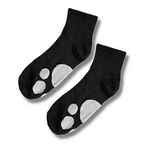 Pretty Paws Black Ladies Socks (Size 4-7)