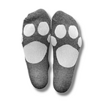 Pretty Paws Black Ladies Socks (Size 4-7)