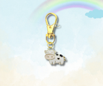 Cute Cow Keyring