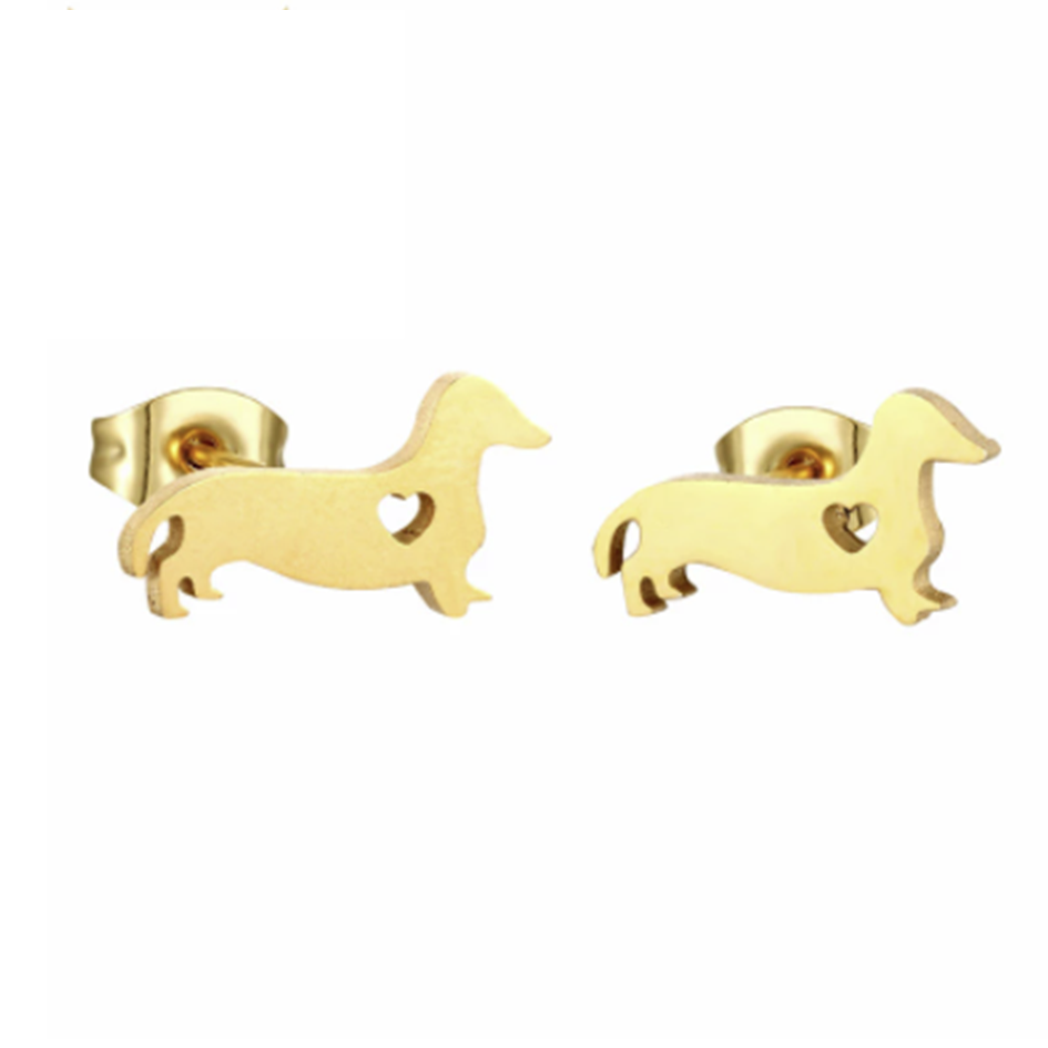 Dachshund's Love Earrings - The Pet Drop