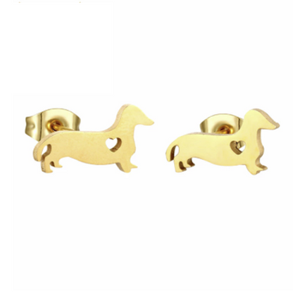 Dachshund's Love Earrings - The Pet Drop