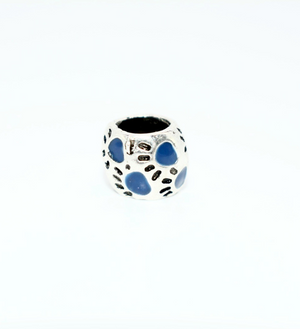 Royal Blue Paws Bracelet Charm