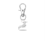 Dashing Dachshund Keyring