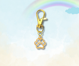 Golden Paws Keyring