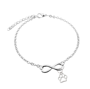 Infinite Love Bracelet (Choice of paw print amount)