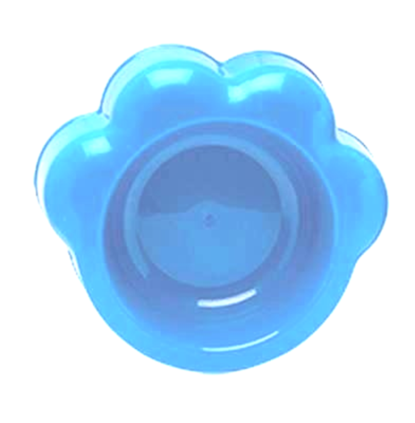 Non Slip Blue Paw Print Pet Bowl - The Pet Drop