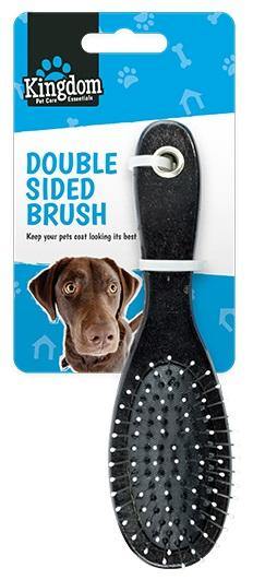 Essential Double Sided Pet Grooming Brush - The Pet Drop